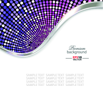 Abstract Rainbow background vector 03