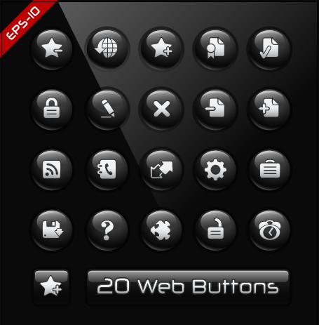 web button glass texture glass button 