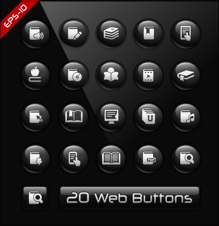 web button glass texture buttons button 