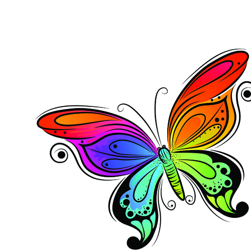 Colorful Animal and Musical instruments illustrations vector 01