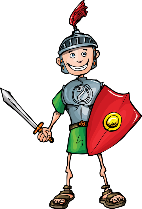 Cartoons figure vector 02
