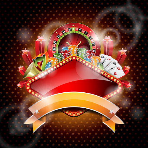Casino Backgrounds vector 05