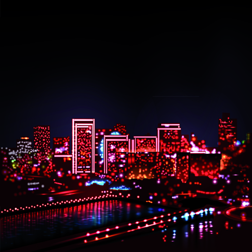 night neon city 