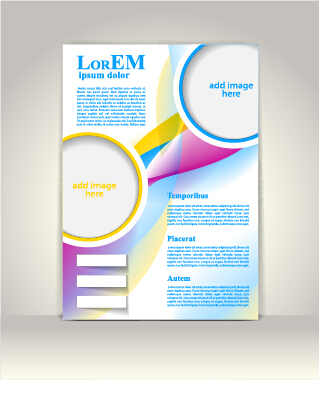 and cover brochure design vector 03 Creative flyer and cover brochure design vector 03