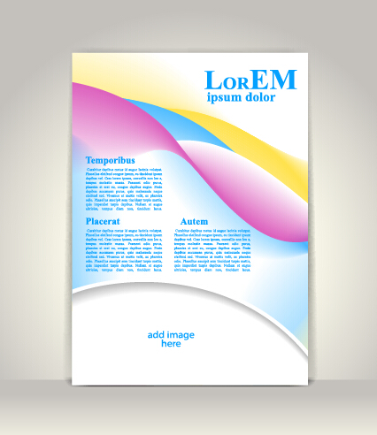 and cover brochure design vector 04 Creative flyer and cover brochure design vector 04