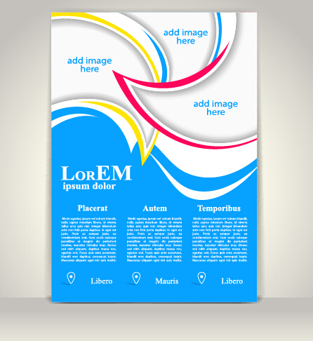 and cover brochure design vector 06 Creative flyer and cover brochure design vector 06