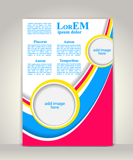 and cover brochure design vector 07 Creative flyer and cover brochure design vector 07