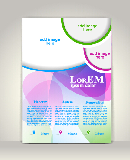 and cover brochure design vector 08 Creative flyer and cover brochure design vector 08