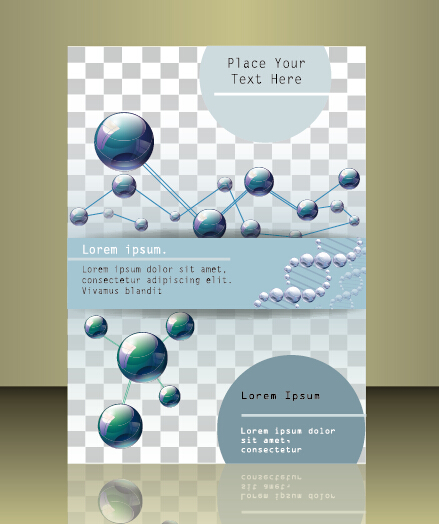 and cover brochure design vector 13 Creative flyer and cover brochure design vector 13