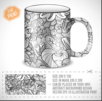 pattern vector pattern cup abstract 