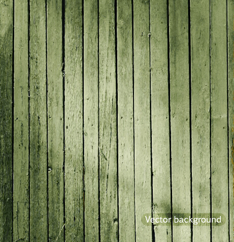 Dark green wooden texture vector background