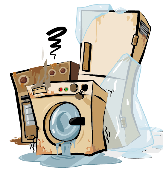 vector graphics vector graphic household grunge appliances 