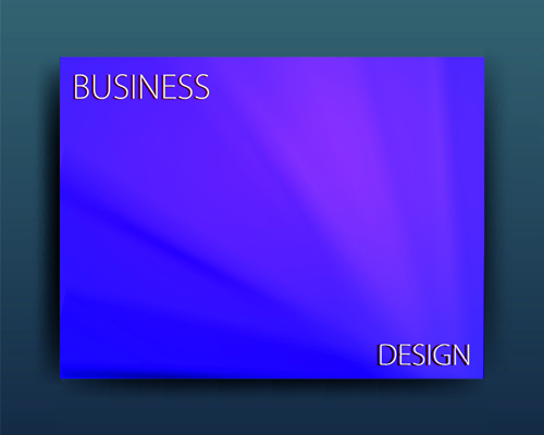 Multicolor abstract business cover design vector 02
