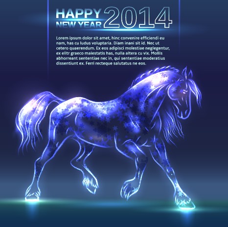 vector background new year new neon background 
