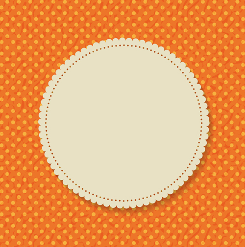 Paper lace card vector material 02