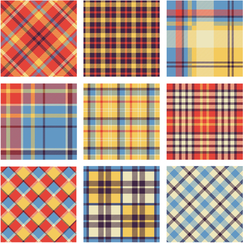 seamless plaid Patterns fabric pattern fabric 