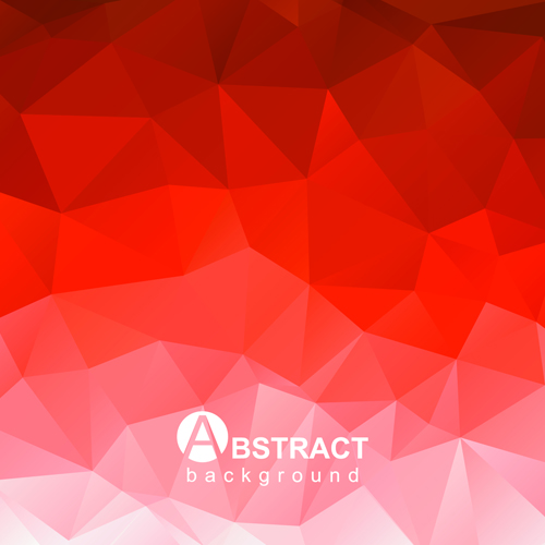 Polygon embossment effect background vector 03