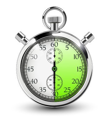 Realistic stopwatch creative vector set 01