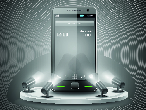 Smartphone design template 04