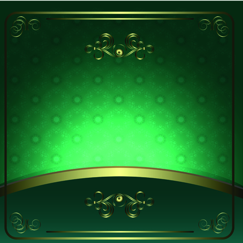 luxurious of Vintage gold vector 05