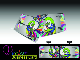color business cards business 