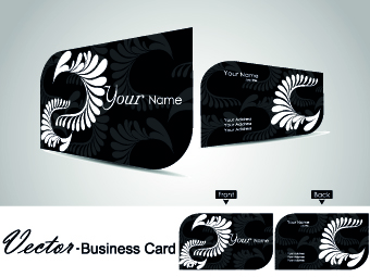 floral color business cards business 