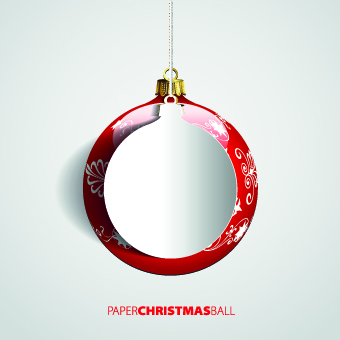 Creative origami christmas elements backgrounds vector 01