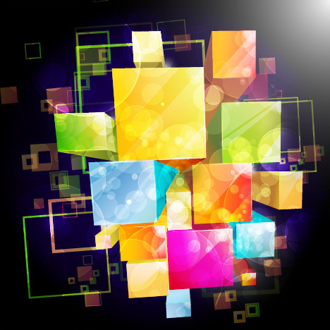 Brilliant Quadrate background 05 vector
