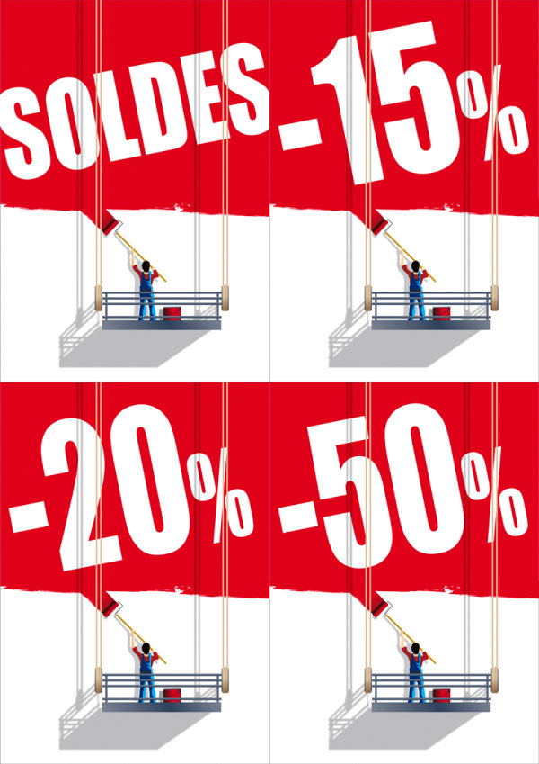 Outdoor Promotional ads Vector