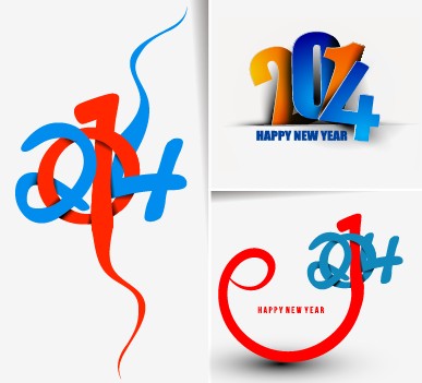 2014 text creative design vectors 05