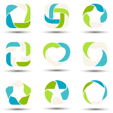 shapes shape logos logo colored abstract 