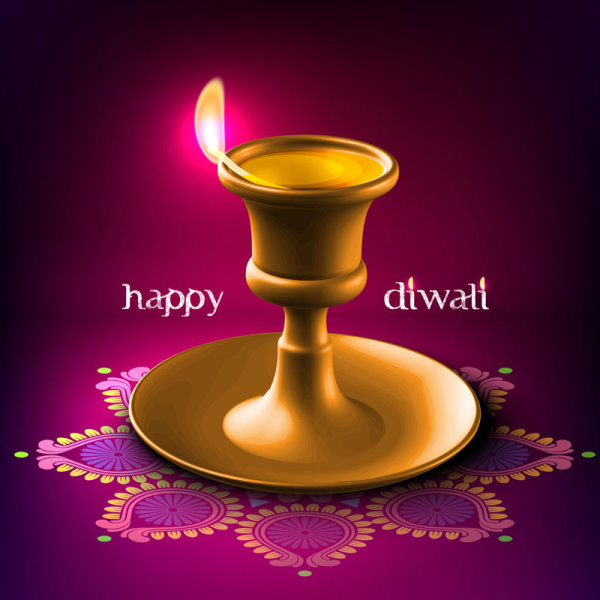 Beautiful happy diwali backgrounds vector 03