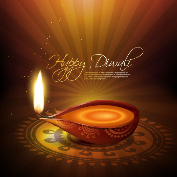 happy Diwali beautiful background 