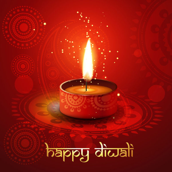 Beautiful happy diwali backgrounds vector 07