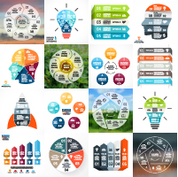 Business Infographic creative design 3412