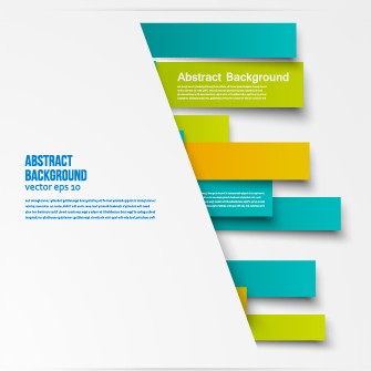 Colored paper strip creative background vector 02