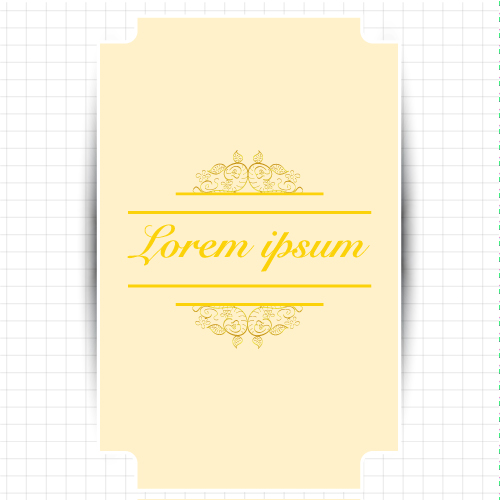 Creative greeting card for your text vector 02 - WeLoveSoLo