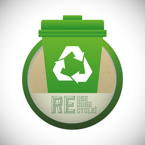 Eco recycle design background vector 04 Eco recycle design background vector 04
