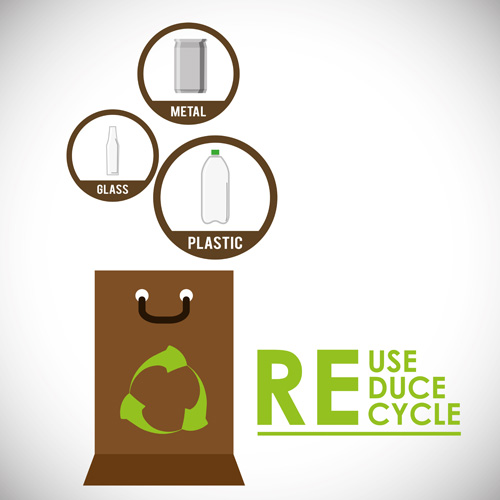 recycle eco design background 