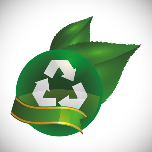 recycle eco design background 