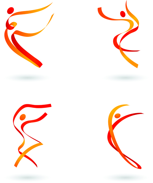 Sports for Logo People design vector 01