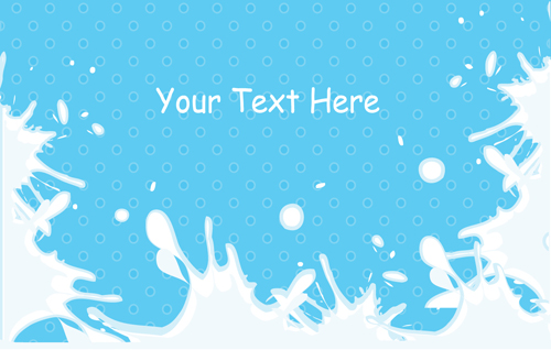 Milk with blue backgrounds vector