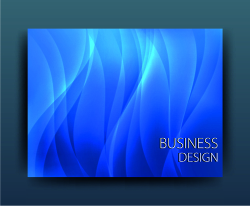 Multicolor abstract business cover design vector 04