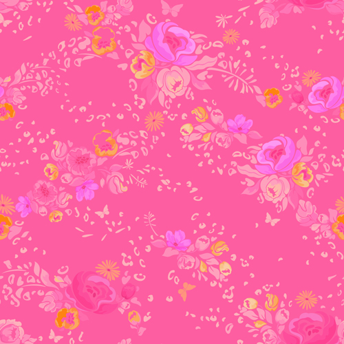 seamless pink pattern flower 
