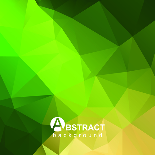 Polygon embossment effect background vector 02