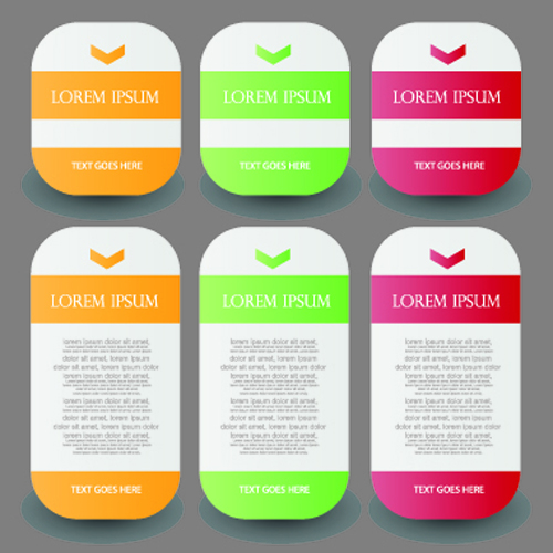 Vintage Shopping web banner vector 05