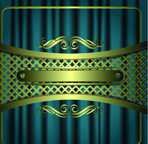 luxurious of Vintage gold vector 01