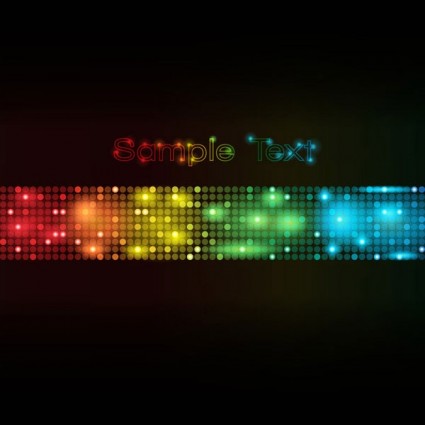 Light dot neon background vector material 02