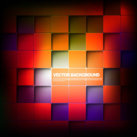 Brilliant Quadrate background 01 vector