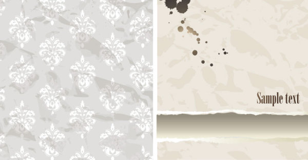 Decorative pattern Wallpaper background vector 01